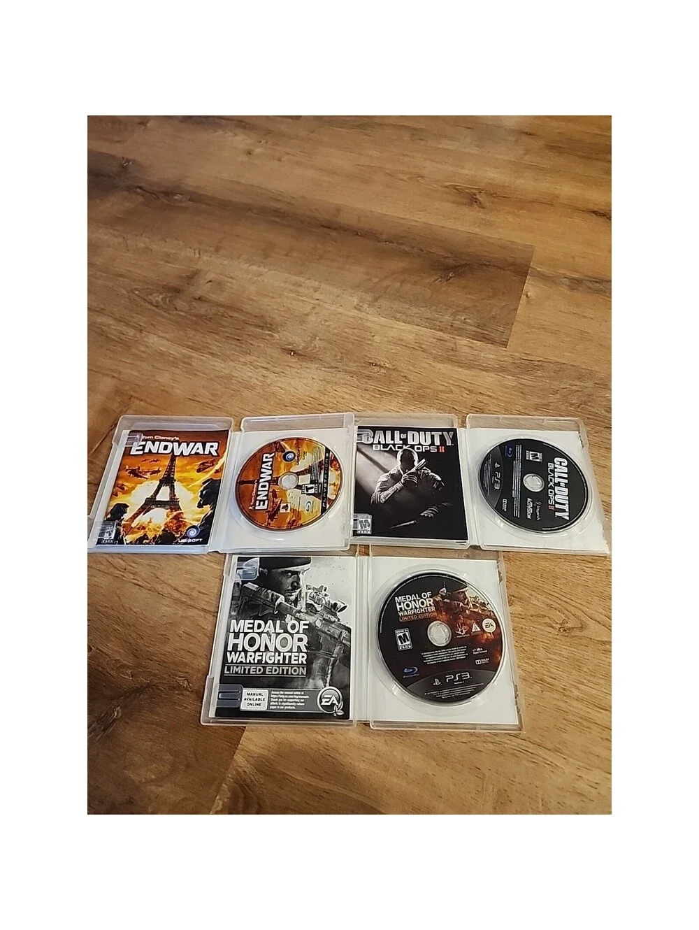 PS3 Lot CIB Medal of Honor Warfighter Limited Edition, Call Of Duty, EndWar
